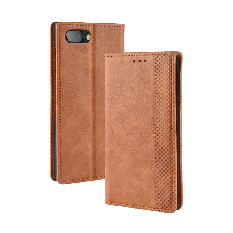 BlackBerry Key2 Leather Flip Case Premium Multi Color