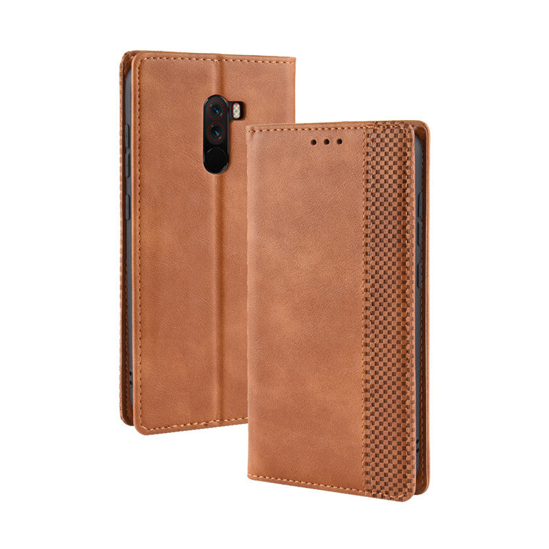 Xiaomi Poco F1 Flip Cover Leather Case Premium Multi Color