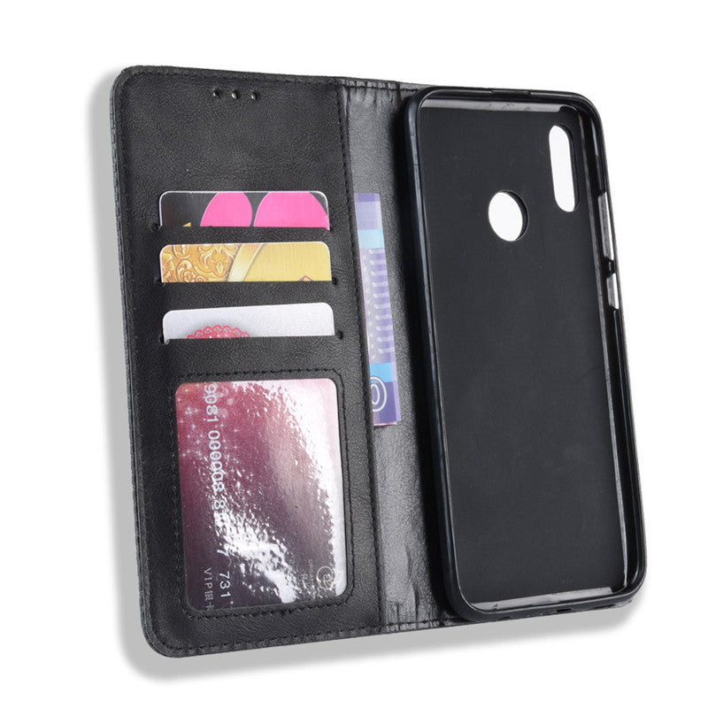 Huawei P SMART 2019 Flip Leather Case with Card Slots & Magnetic Closure
