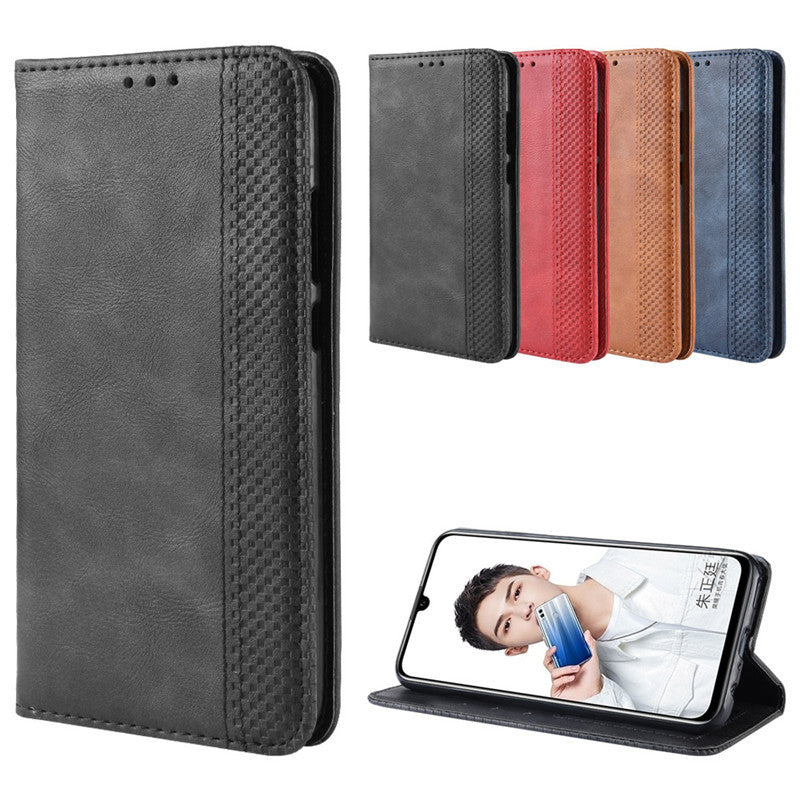 Huawei P SMART 2019 Flip Leather Case with Card Slots & Magnetic Closure