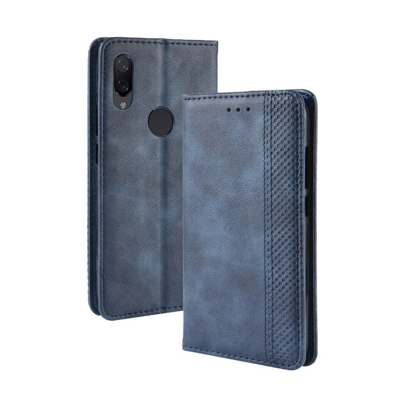 Premium Leather Flip Case for Redmi Note 7 Pro, Multi-Color