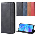 Huawei P30/P50 Flip Leather Case Black Premium