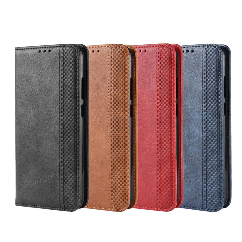 Huawei Y6 2019 Magnetic Flip Leather Case Multi Color