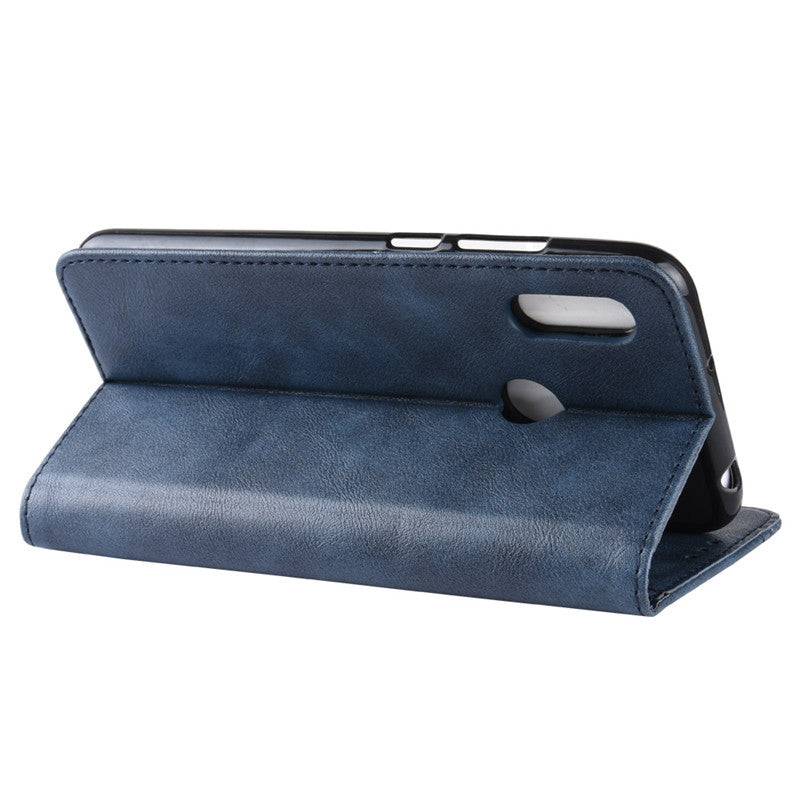 Huawei Y6 2019 Magnetic Flip Leather Case Multi Color