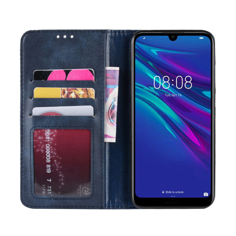 Huawei Y6 2019 Magnetic Flip Leather Case Multi Color