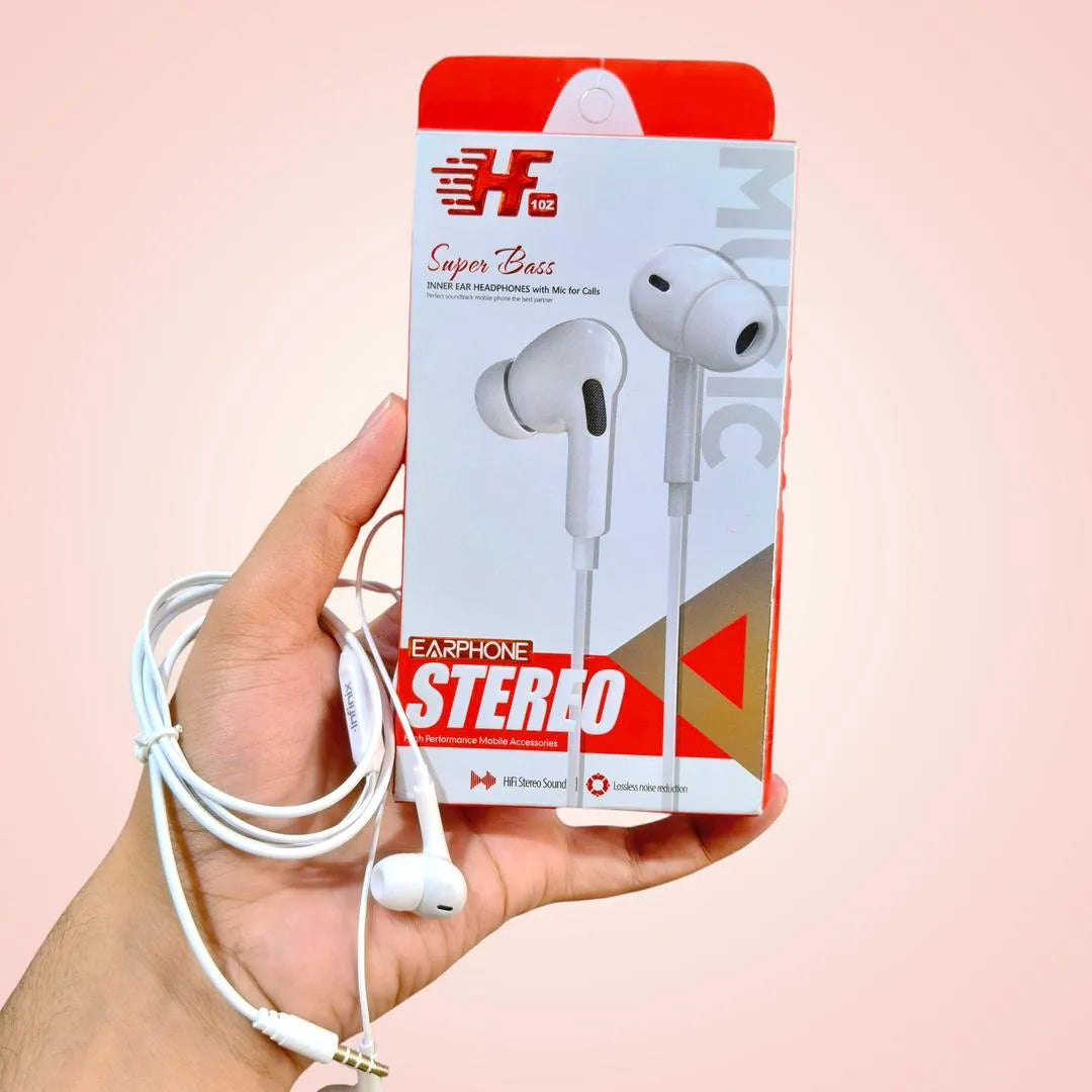 Infinix Original Hi-Fi Super Bass Earphones White