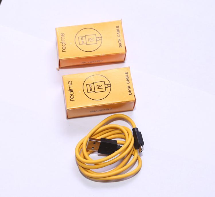 Realme Super Fast Charging Cable Pack of 2 Yellow