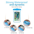 Universal Waterproof Mobile Cover IPX8 Black Silicone