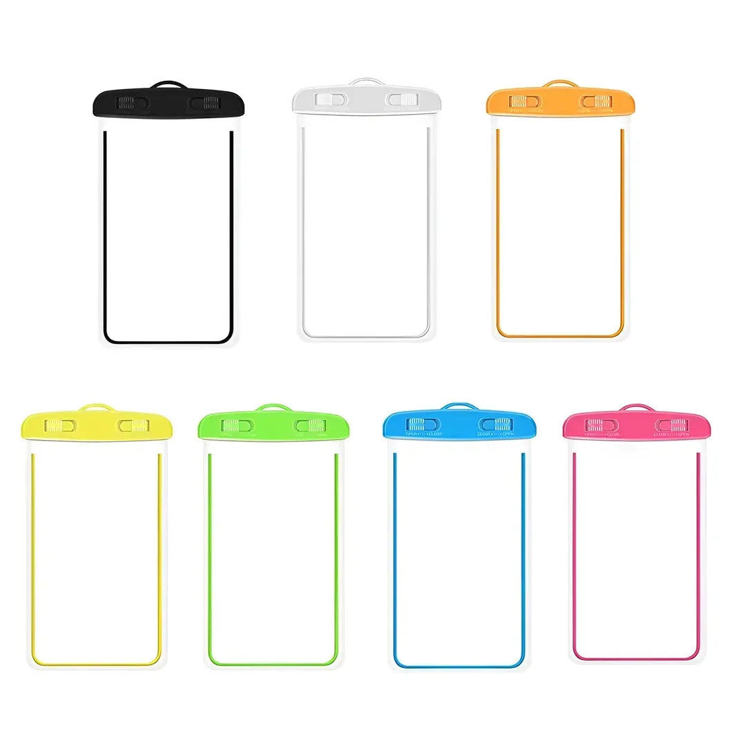 Universal Waterproof Mobile Cover IPX8 Black Silicone