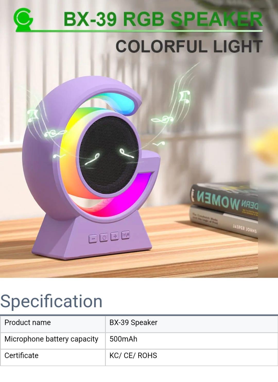 Touch Lamp Wireless Speaker with RGB Lighting & Voice Control