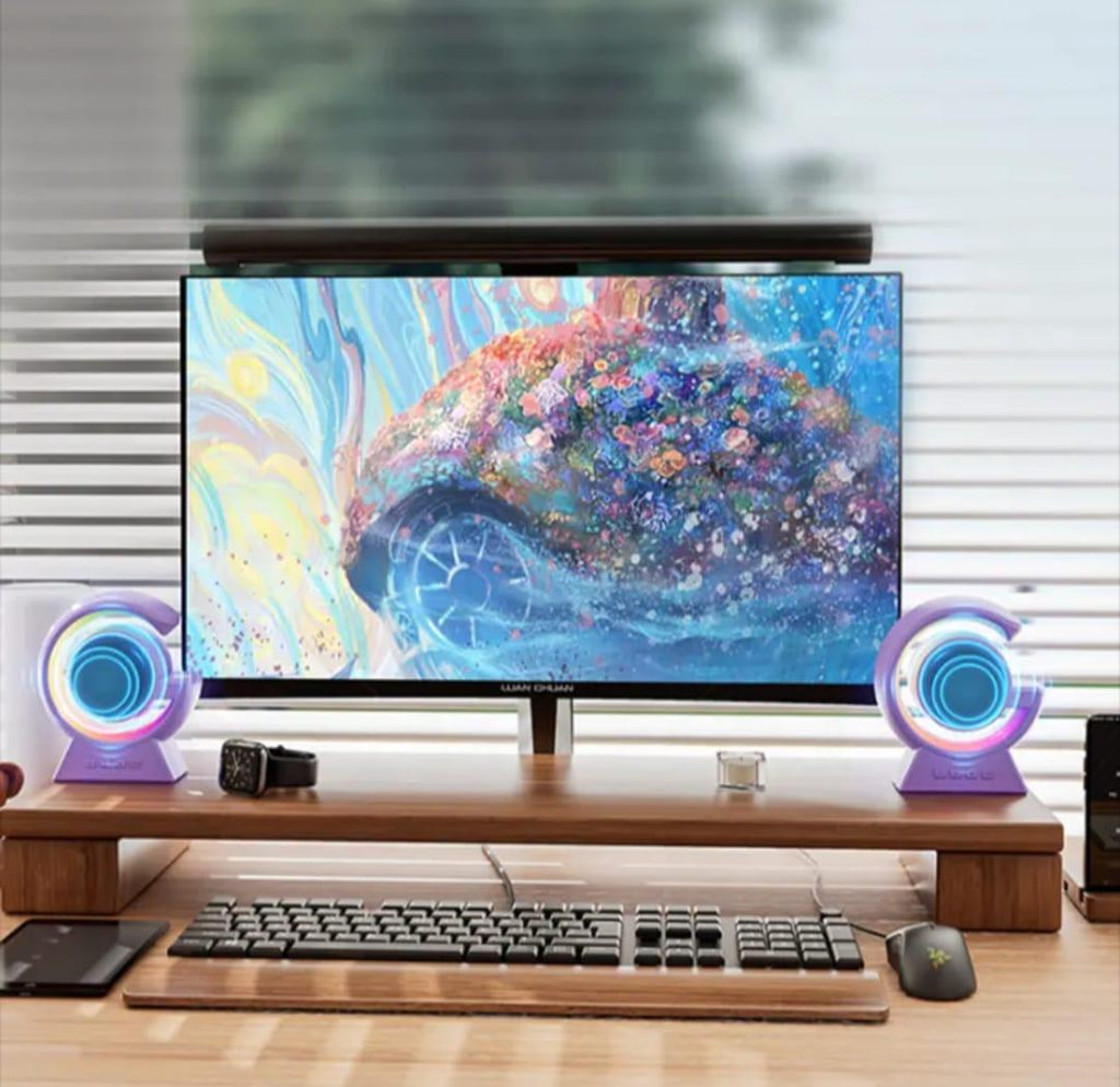 Touch Lamp Wireless Speaker with RGB Lighting & Voice Control