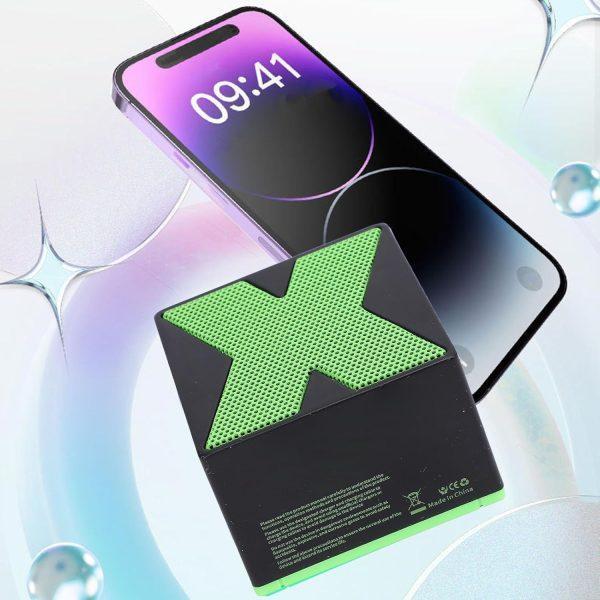 Compact X1 Speaker Black Green Bluetooth 5.0