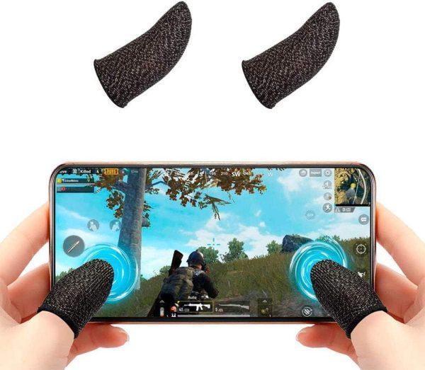 Pakistani Gaming Thumb Sleeves Black Touch Screen