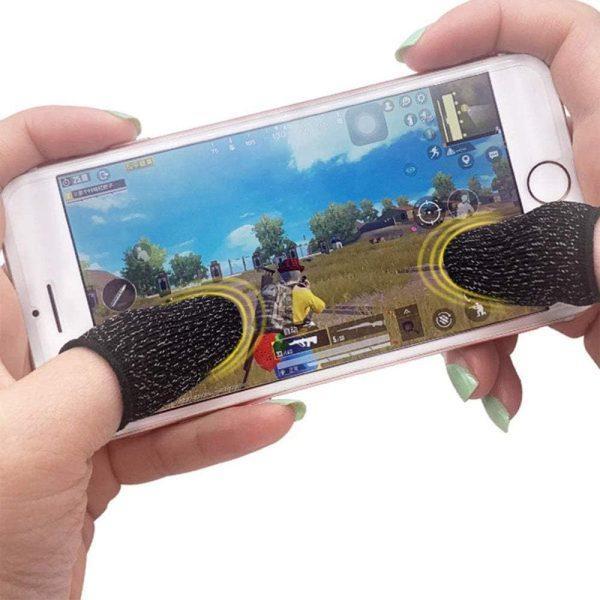 Pakistani Gaming Thumb Sleeves Black Touch Screen