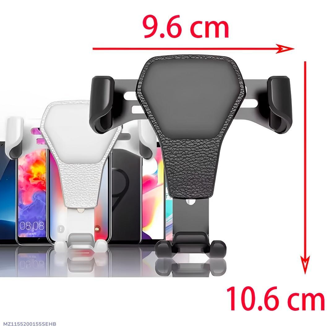 Car Phone Holder Black ABS Gravity Secure