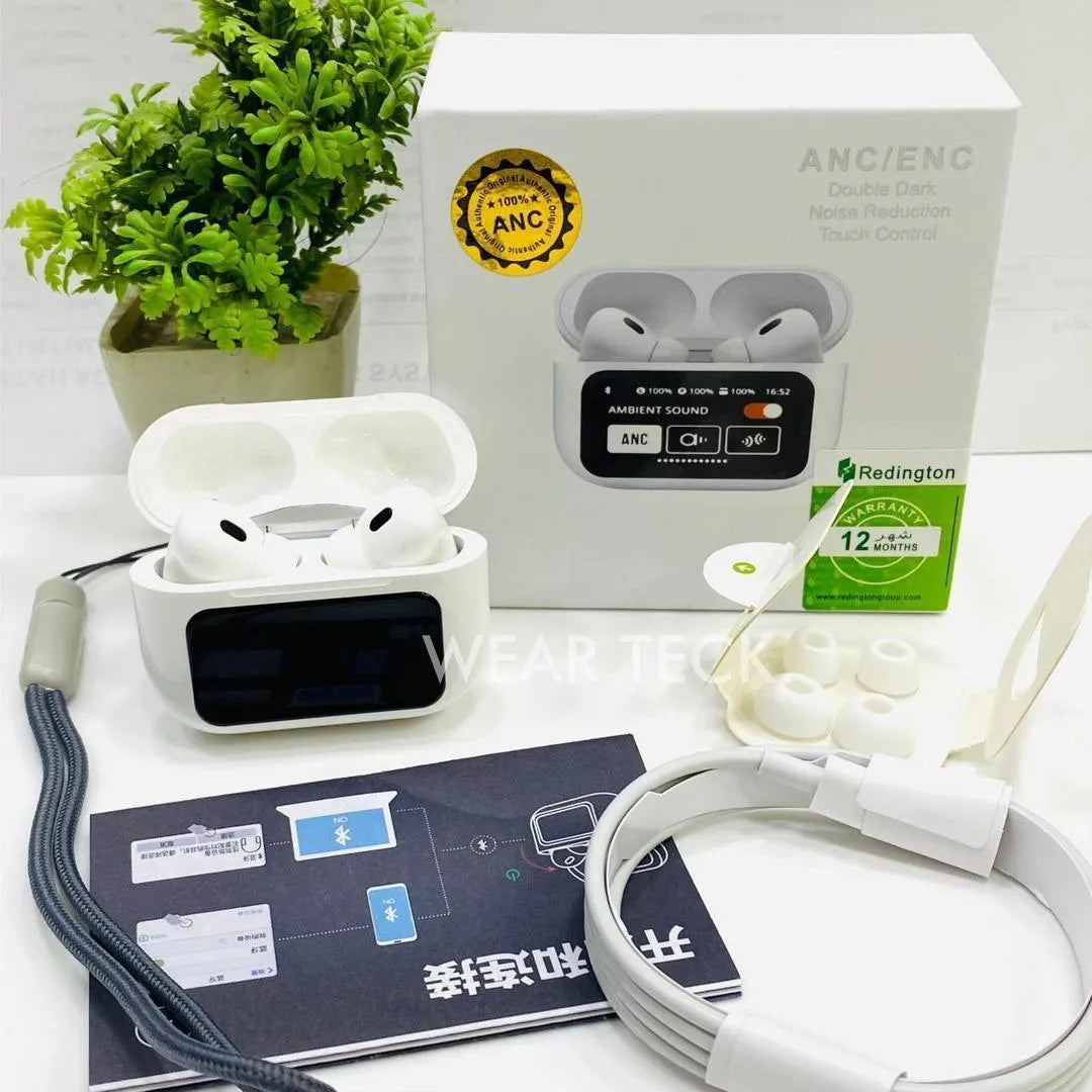 ANC Earbuds 9 Pro Touch Control White