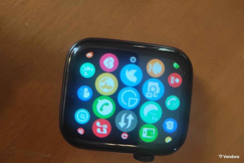 Stylish Black Smart Watch with Fast Charging & Bluetooth