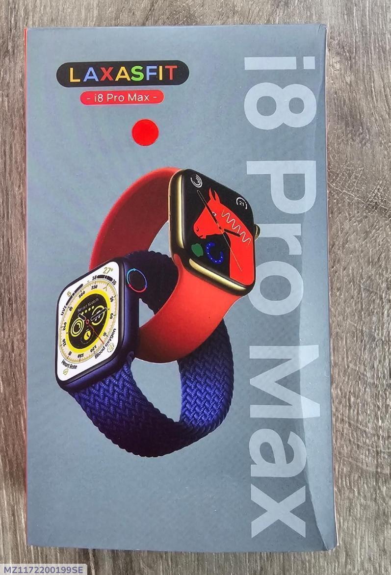 Smart Watch Silicone Red Black Lightweight Health Tracker