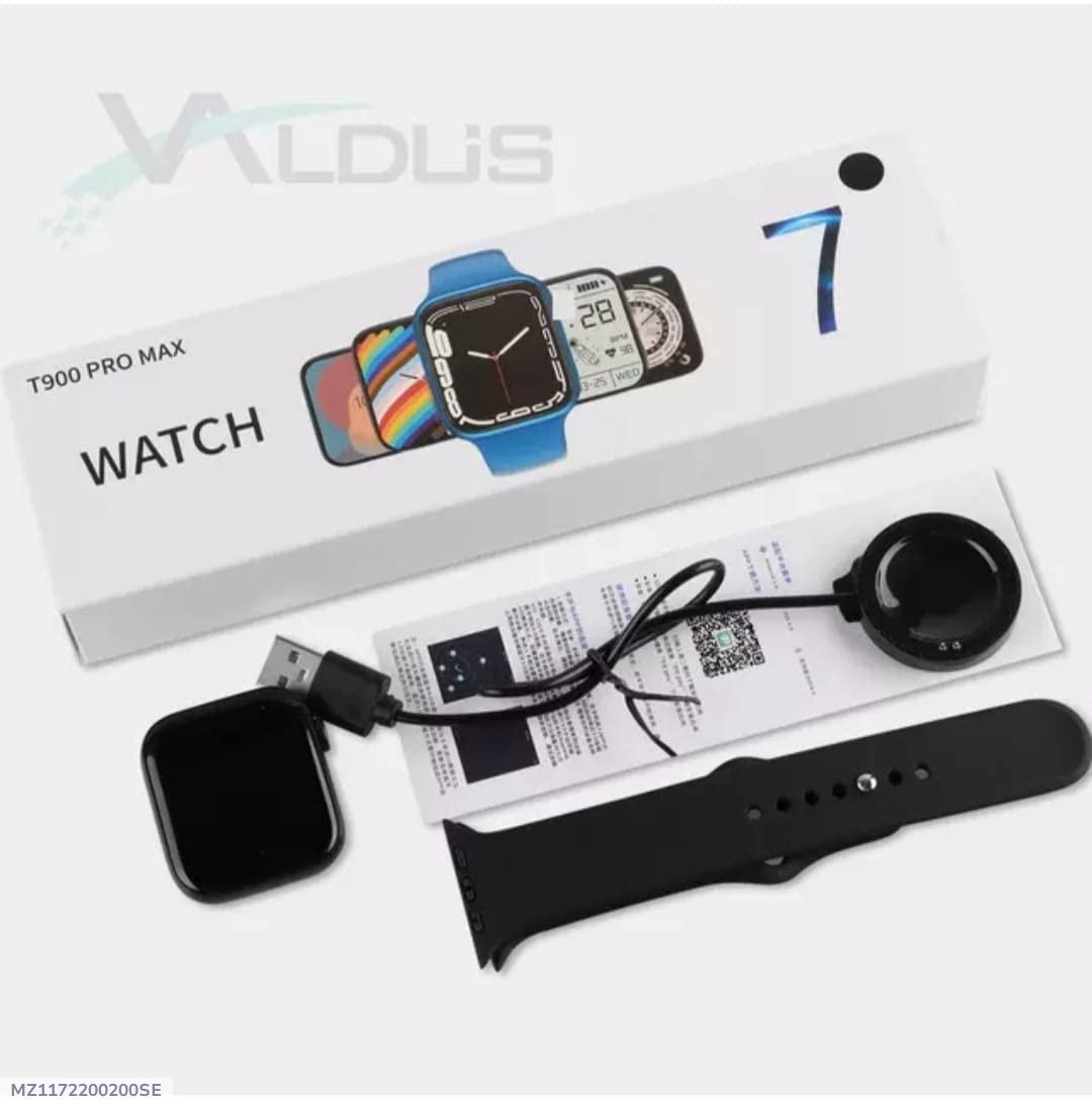 Smart Watch Black Silicone Band with Health Tracker