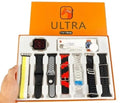 Multicolor Smart Watch with 7 Straps Battery Life