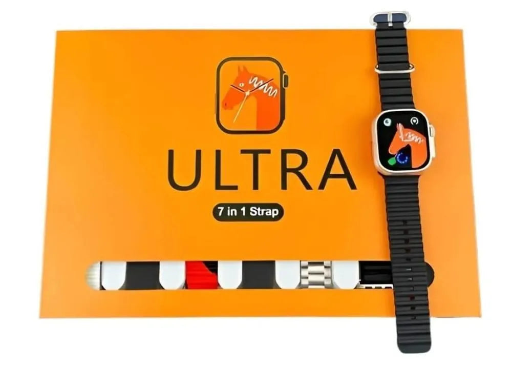 Multicolor Smart Watch with 7 Straps Battery Life