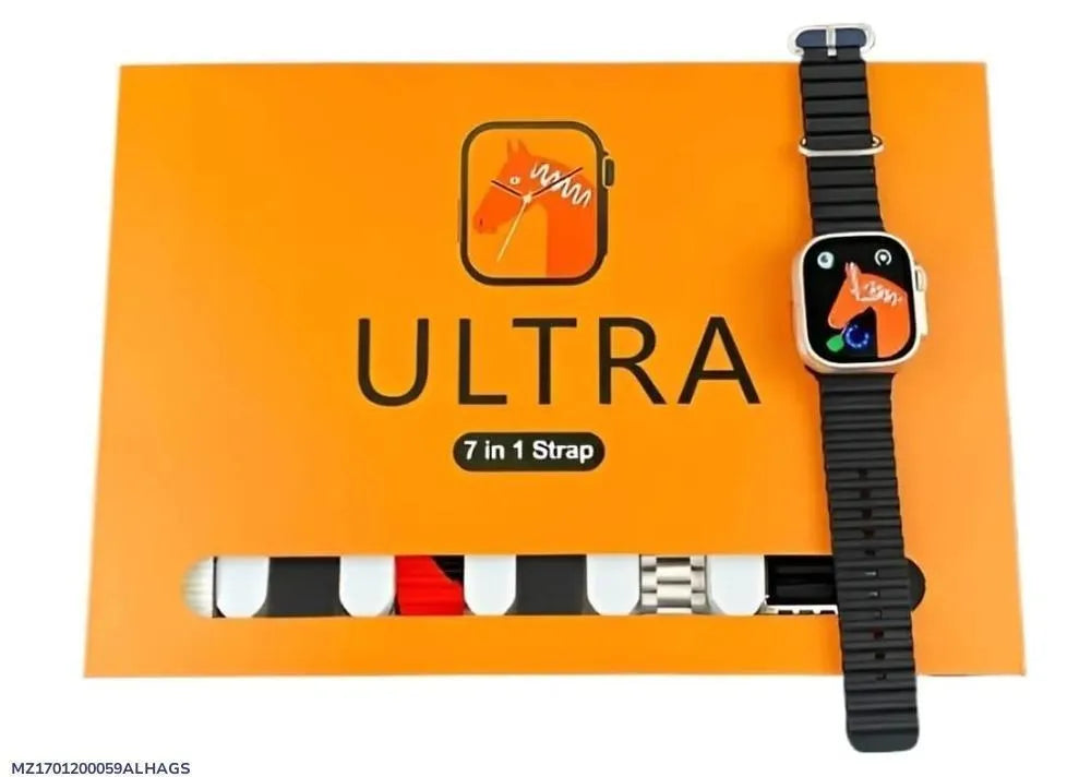 Multicolor Smart Watch with 7 Straps Battery Life
