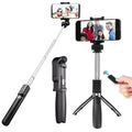 Bluetooth Selfie Stick with LED Light & Remote
