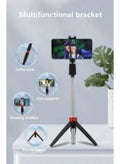 Black Adjustable Selfie Stick with ABS Plastic Arm