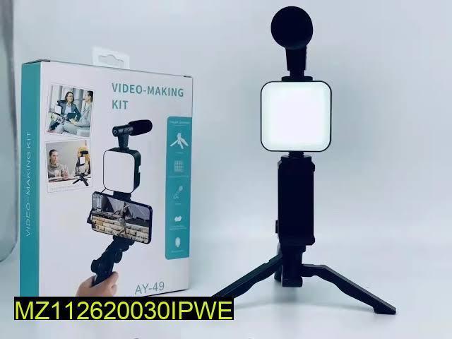 Vlogging Kit Portable Lightweight Black ABS