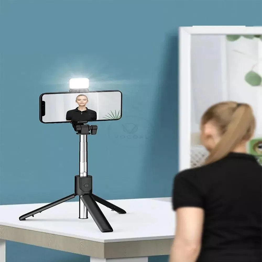 Selfie Stick 10m Tripod Black ABS Plastic