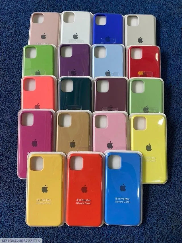 iPhone 11 Pro Max Silicone Case - Multi Color Protective Cover