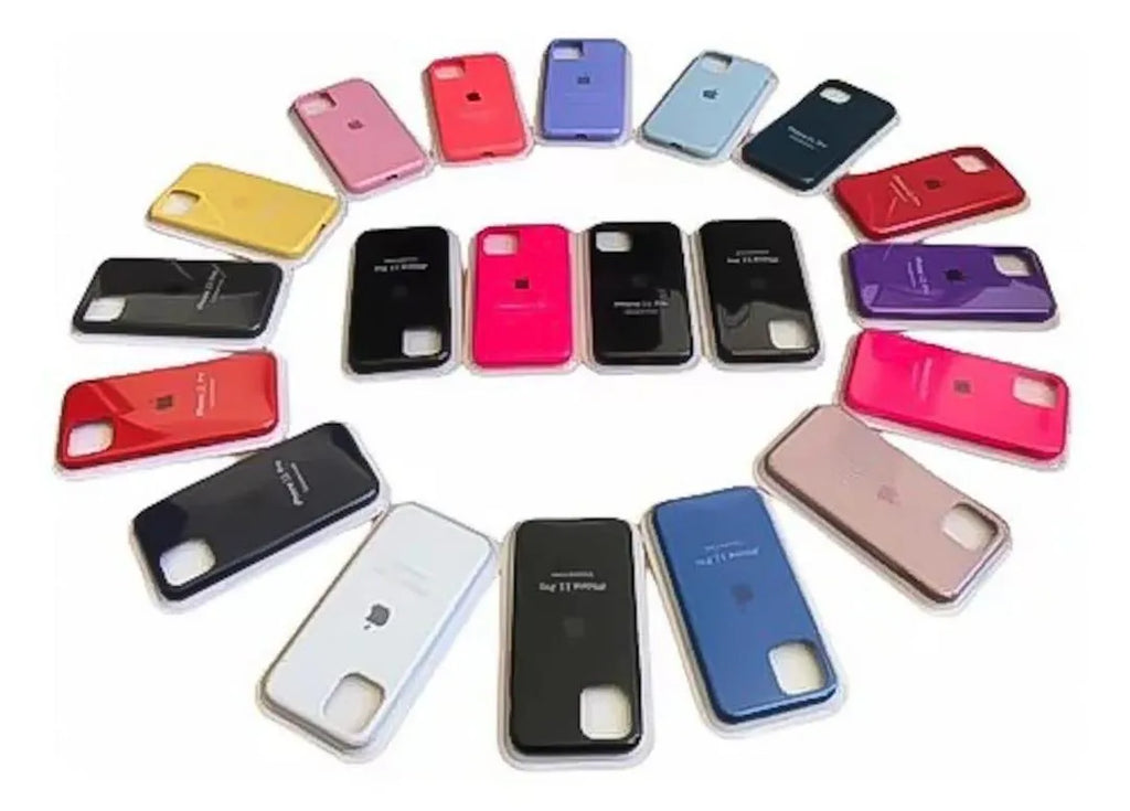 iPhone 11 Pro Max Silicone Case - Multi Color Protective Cover