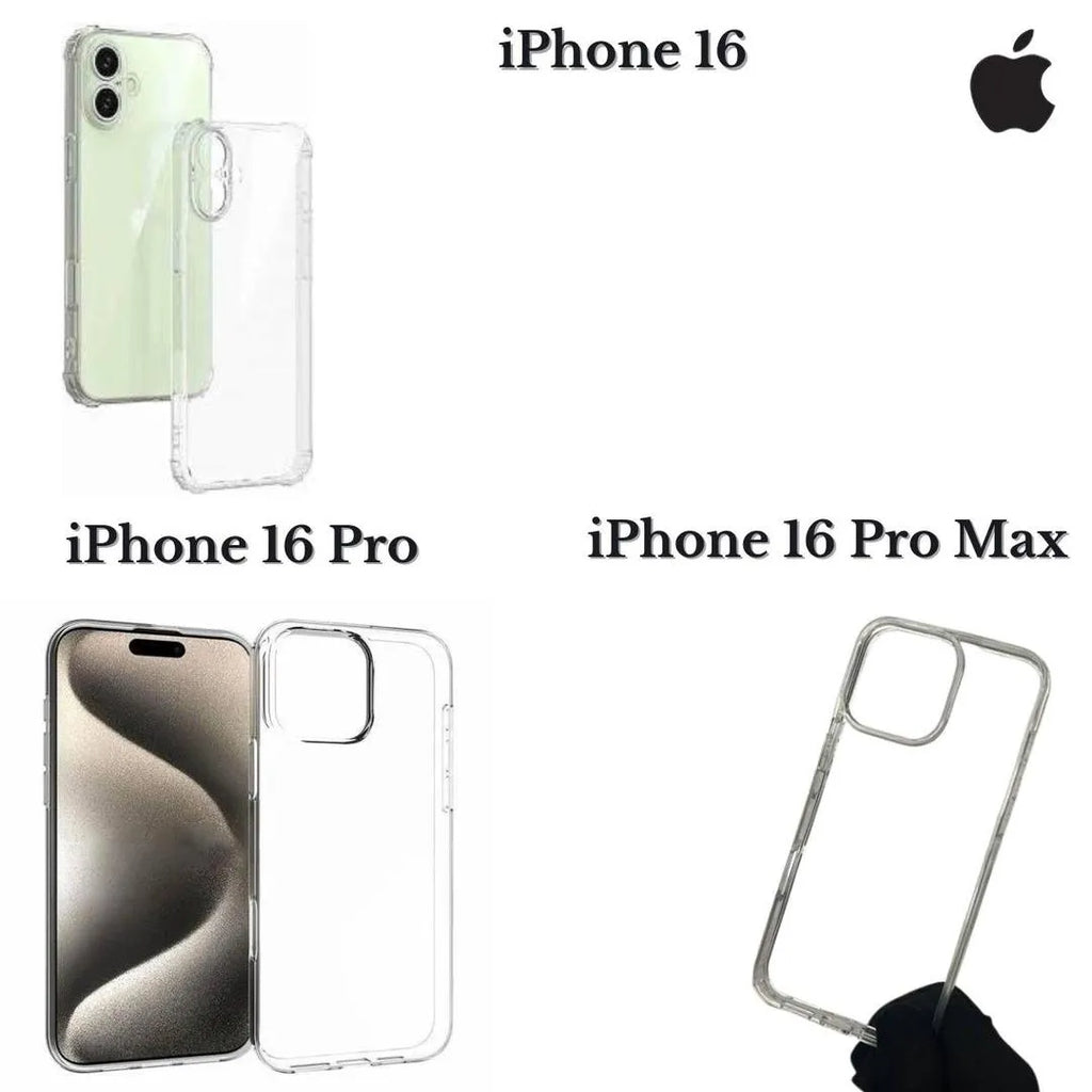 iPhone 16 Pro Max Clear Silicone Protective Case