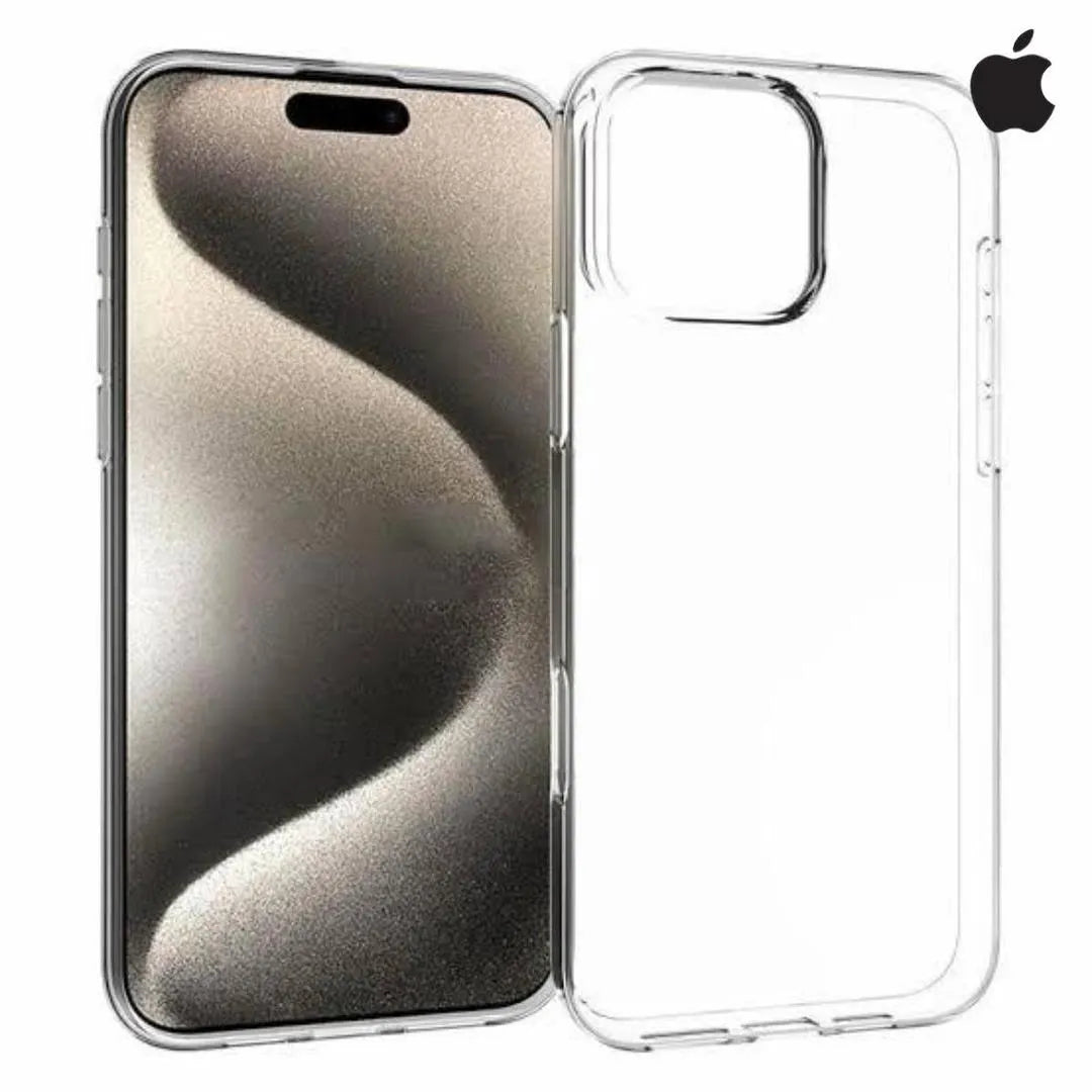 iPhone 16 Pro Max Clear Silicone Protective Case