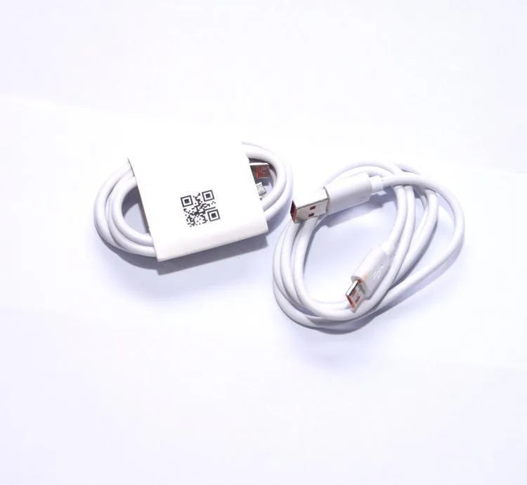 Android Super Fast Charge Cables Pack of 2 White