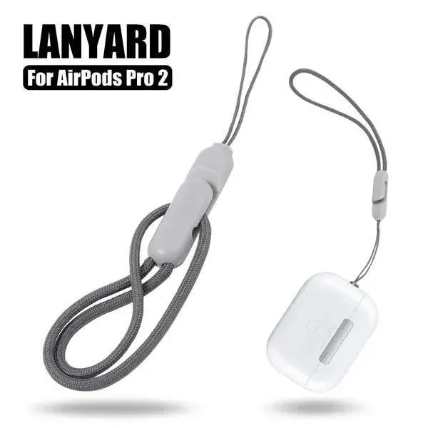 White Wireless Earbuds with Charging Case & Cord