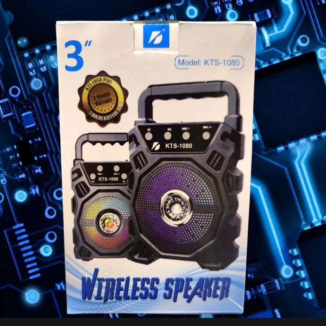Bluetooth Speaker Black Aluminum Portable Party Use