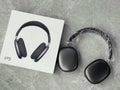 Black Over-Ear Headphones ABS Plastic Lightweight Comfortable
