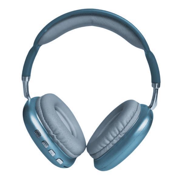 Black Over-Ear Headphones ABS Plastic Lightweight Comfortable
