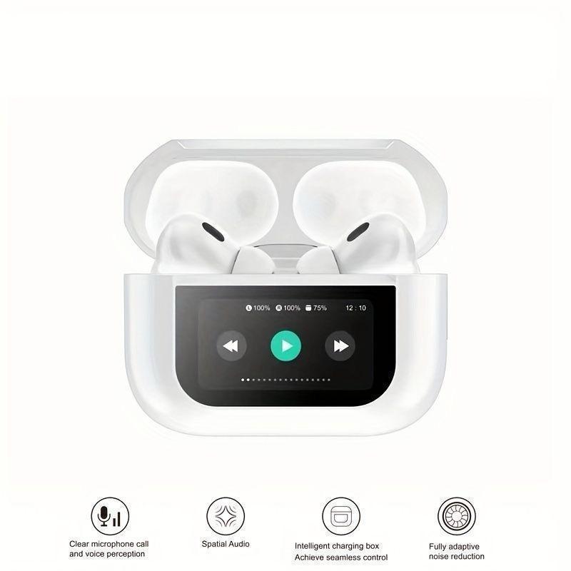 Premium Wireless Earbuds White Fast Charge Long Life