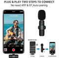 Black Plug & Play Microphone for Vlogging & Outdoor Use