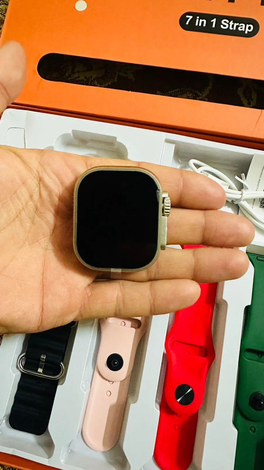 Multicolor Smart Watch with 6 Bands