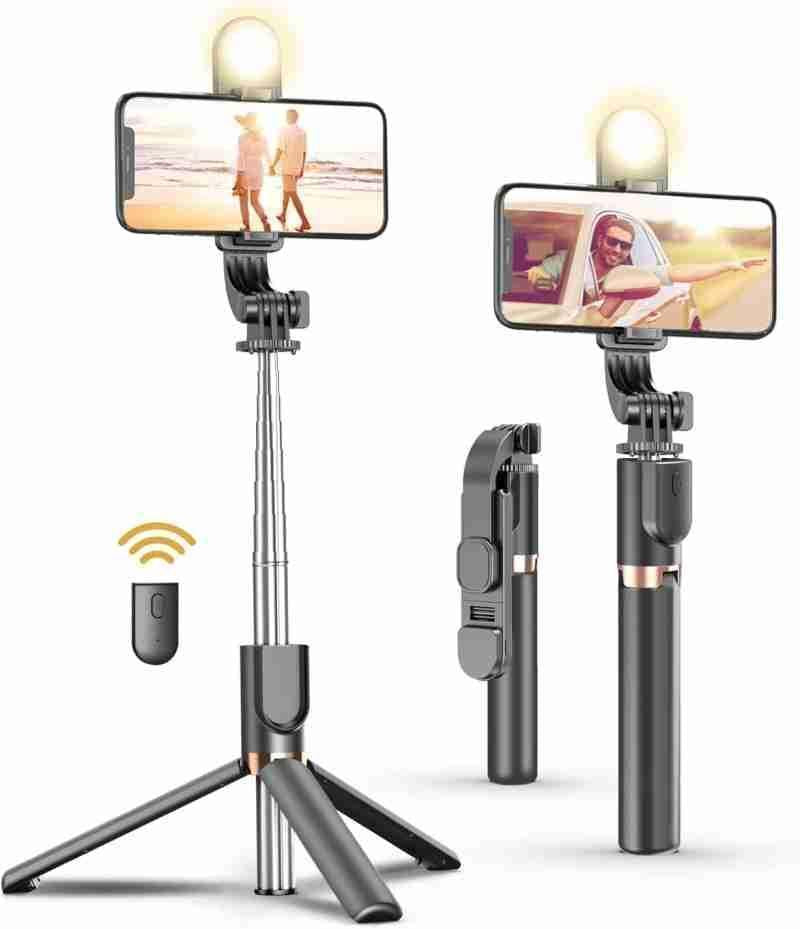 Extendable Selfie Stick with Remote Control ABS Plastic
