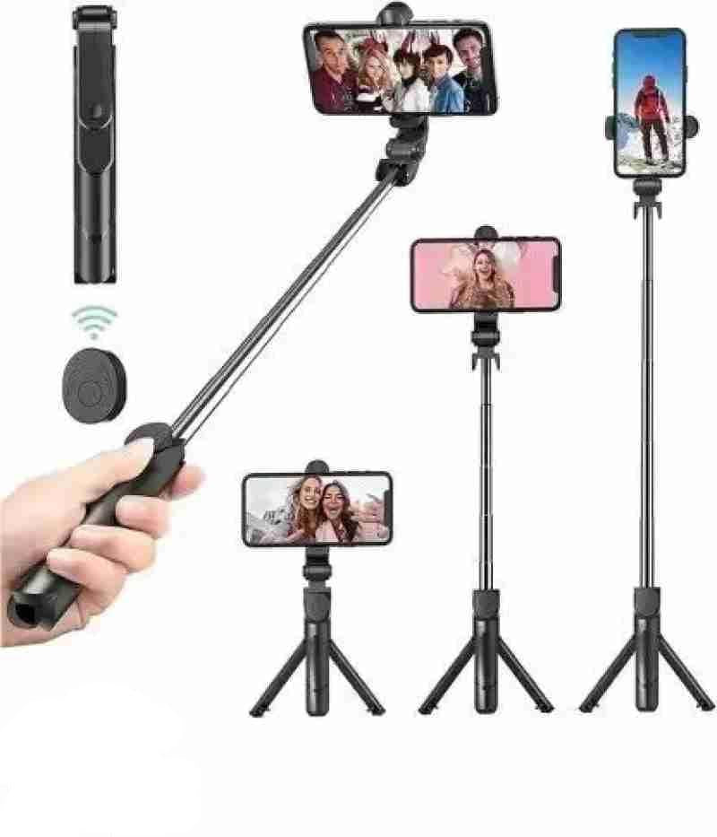 Extendable Selfie Stick with Remote Control ABS Plastic