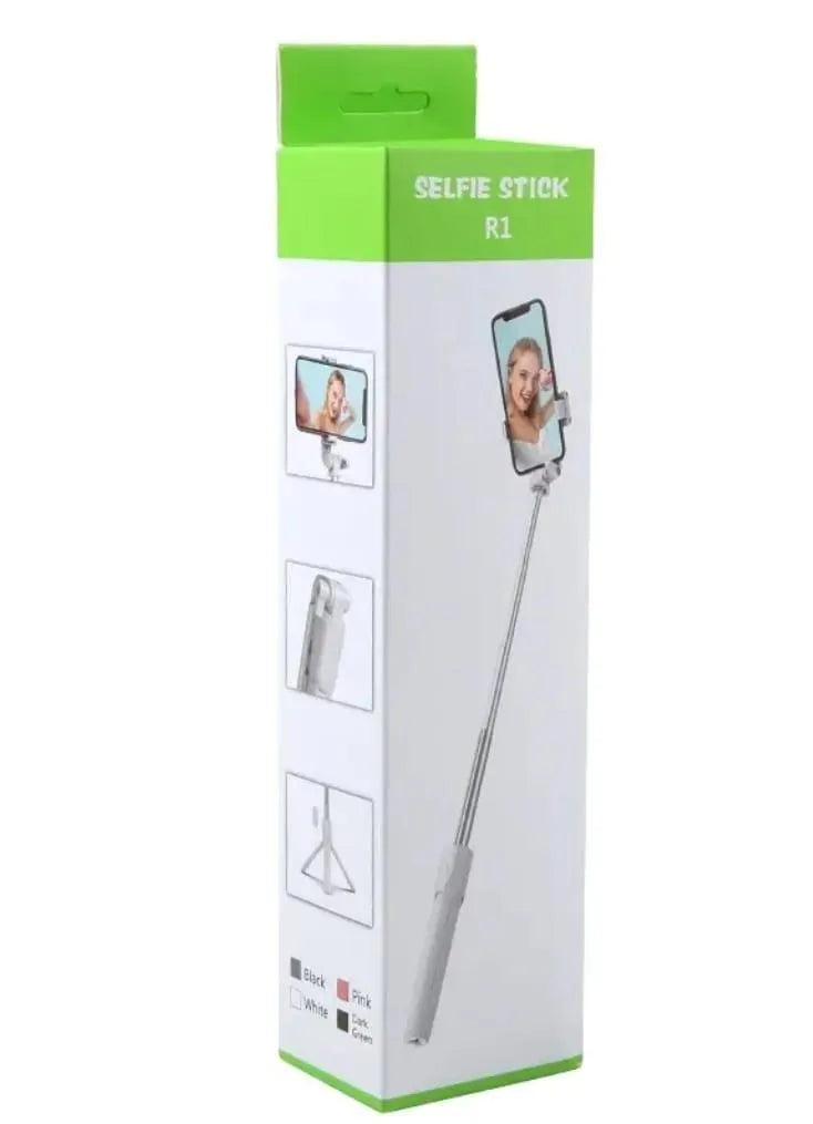 Lightweight Selfie Stick Black ABS 190mm