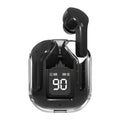 Wireless Earbuds with Digital Battery Display Black