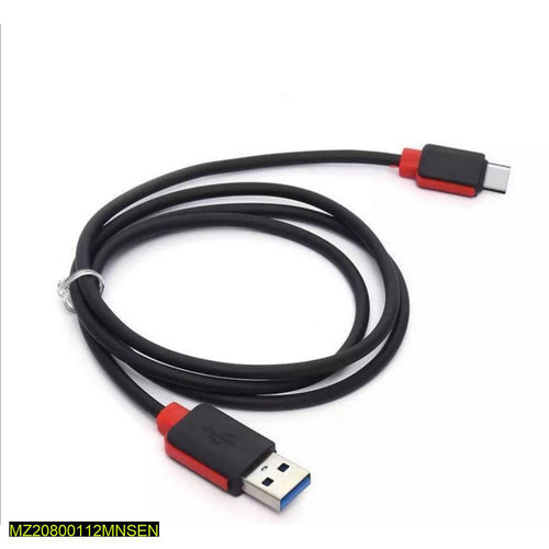 Android USB Type-C Charging Cable Black 1.2M Copper Core
