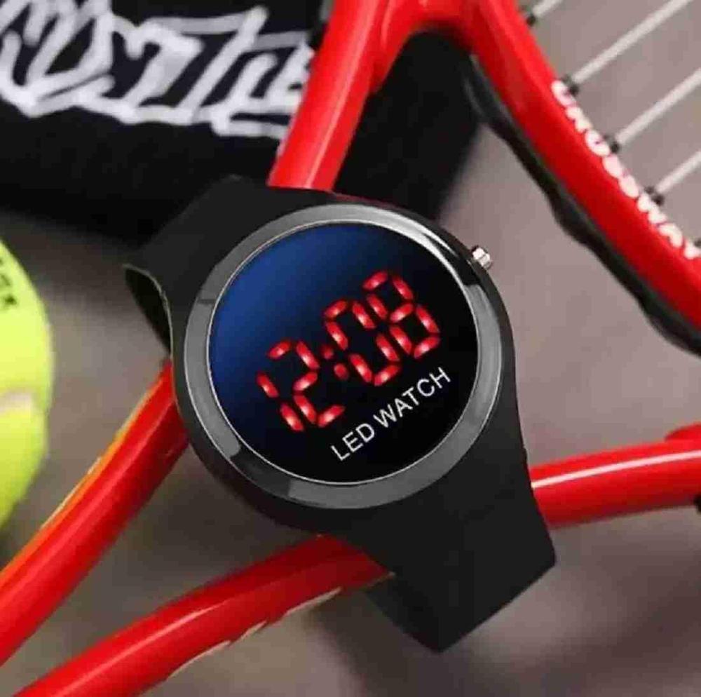 LED Digital Watch for Kids with Red Display