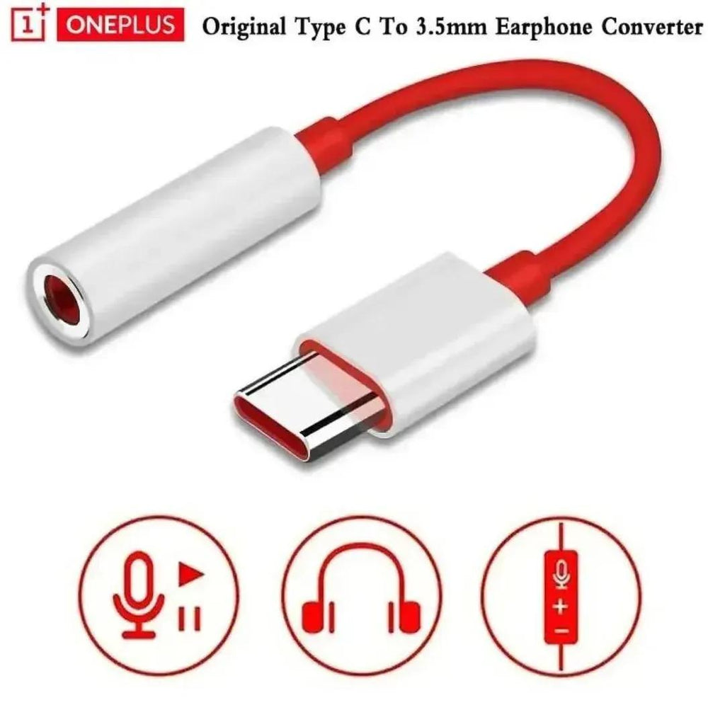 OnePlus Earphone Adapter Type C 3.5mm Silent Audio