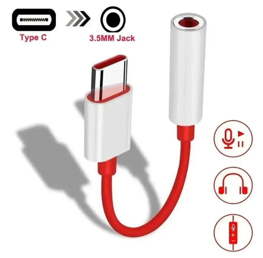 OnePlus Earphone Adapter Type C 3.5mm Silent Audio
